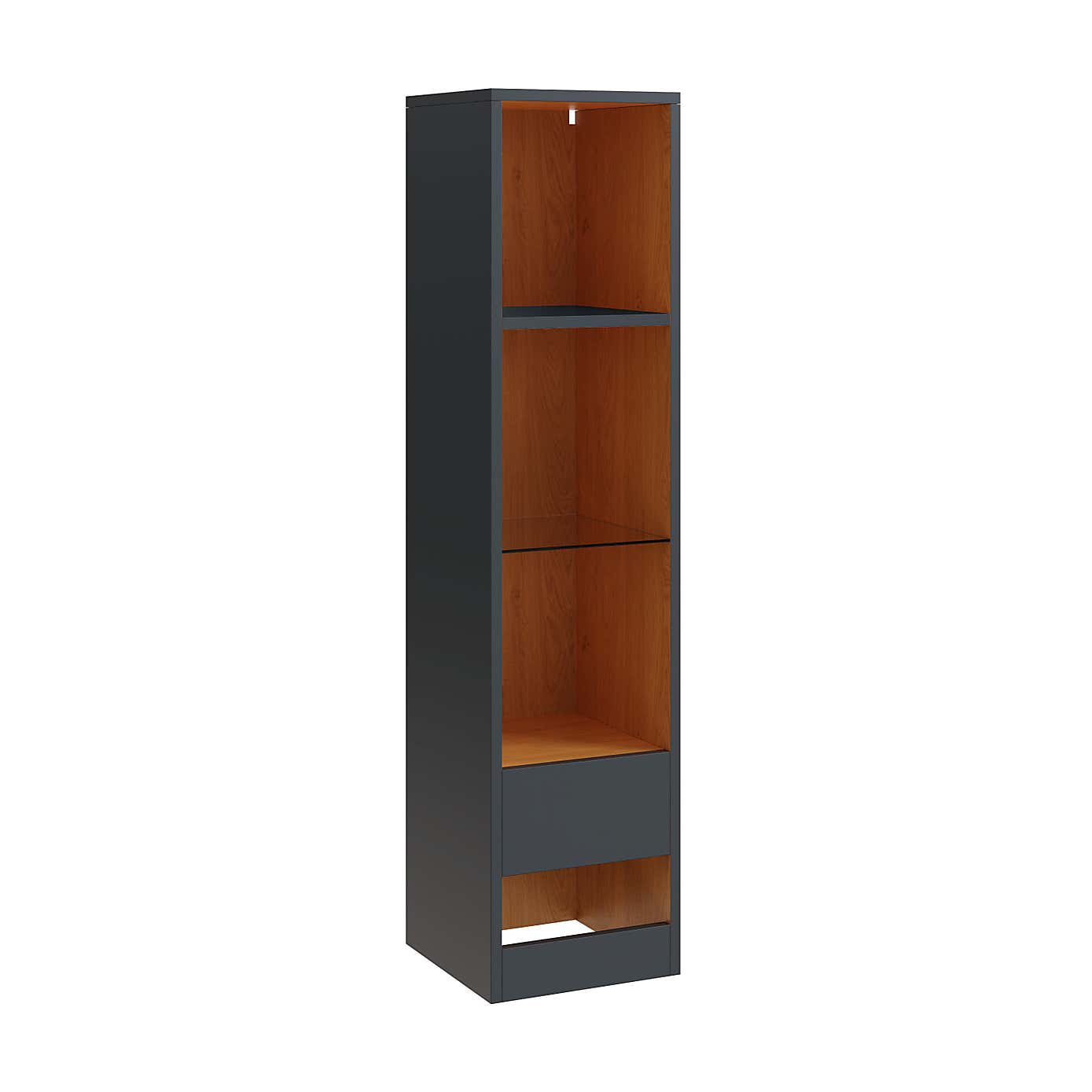 Delta Tall Shelving Unit with LEDs