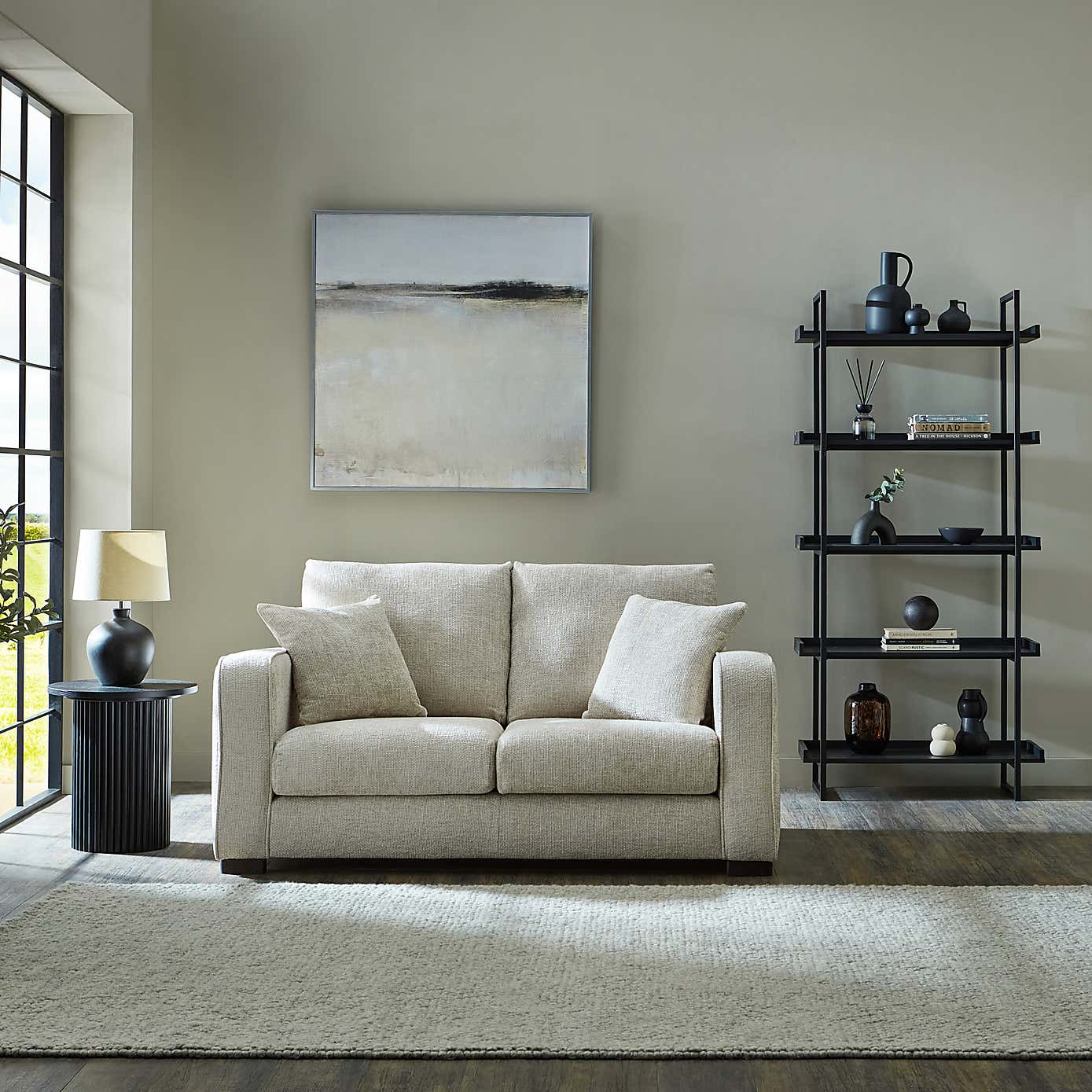 Carson Chunky Chenille 2 Seater Sofa