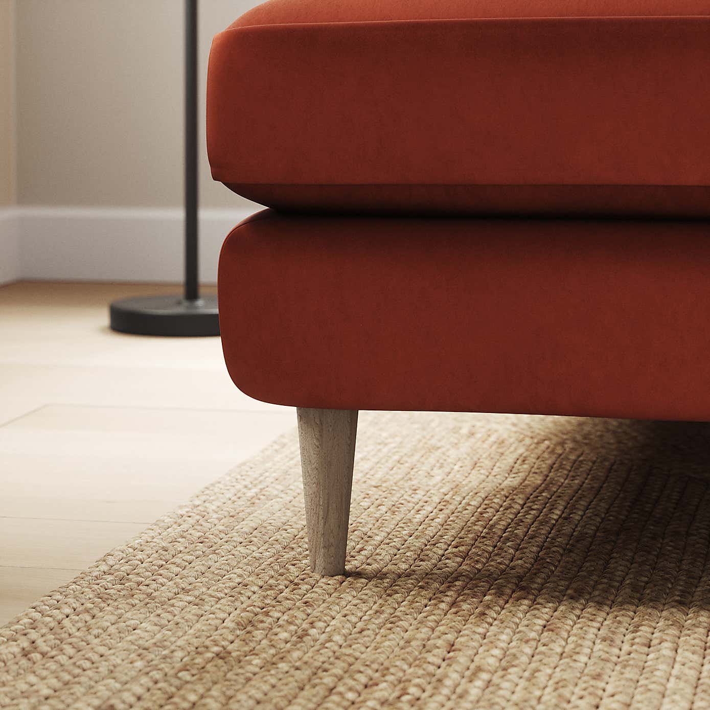 Sven Opulent Velvet Large Corner Chaise Sofa