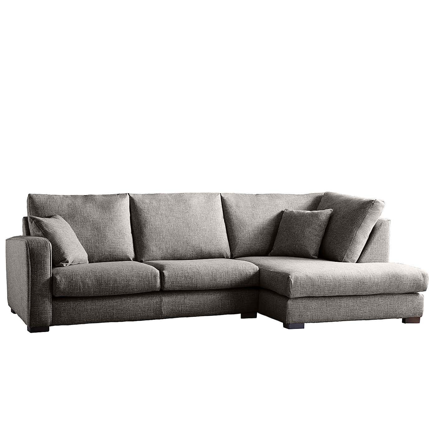 Carson Chunky Multi Weave Left Hand Corner Sofa