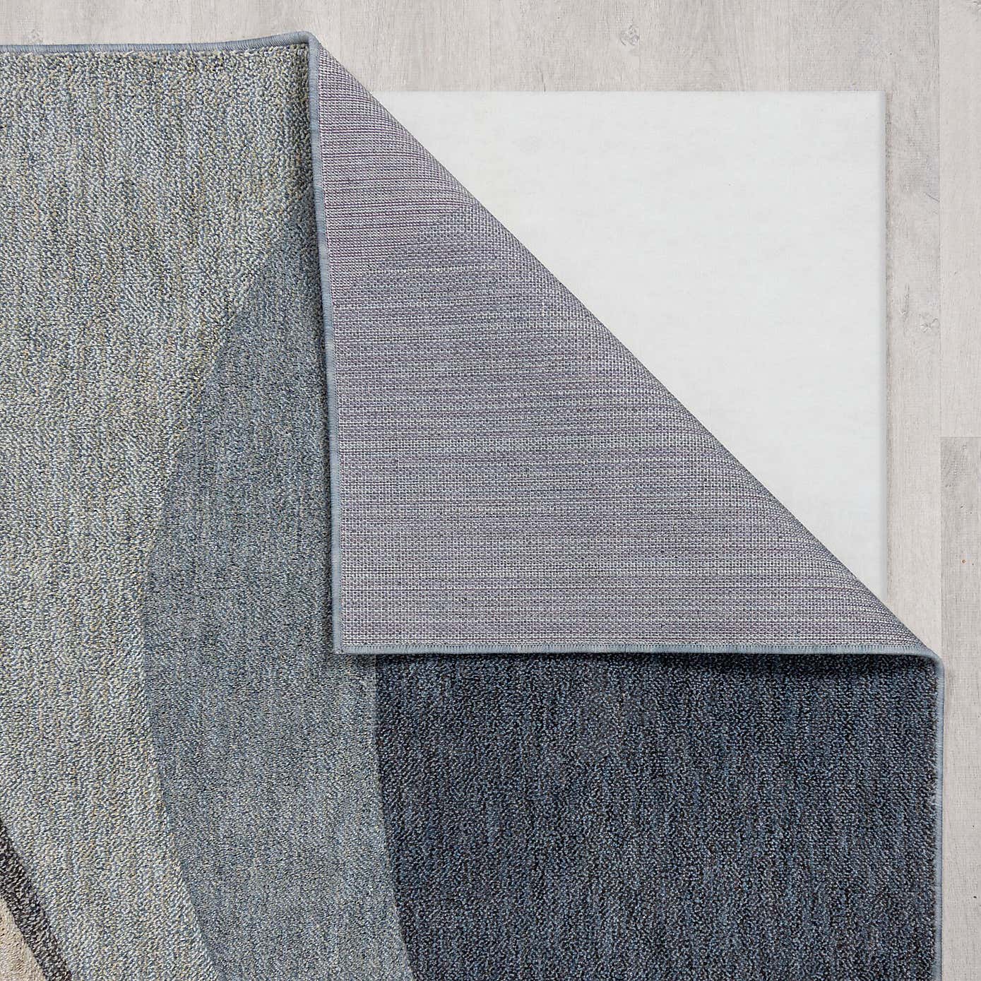 Wave Abstract Carved Rug