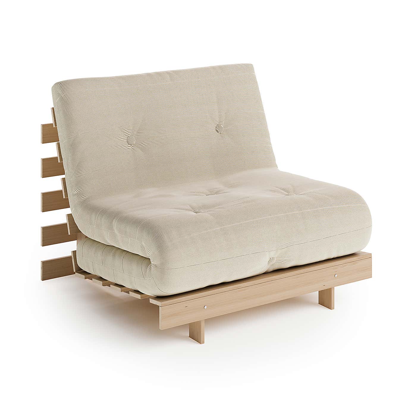 Mito Ribbed Single Futon