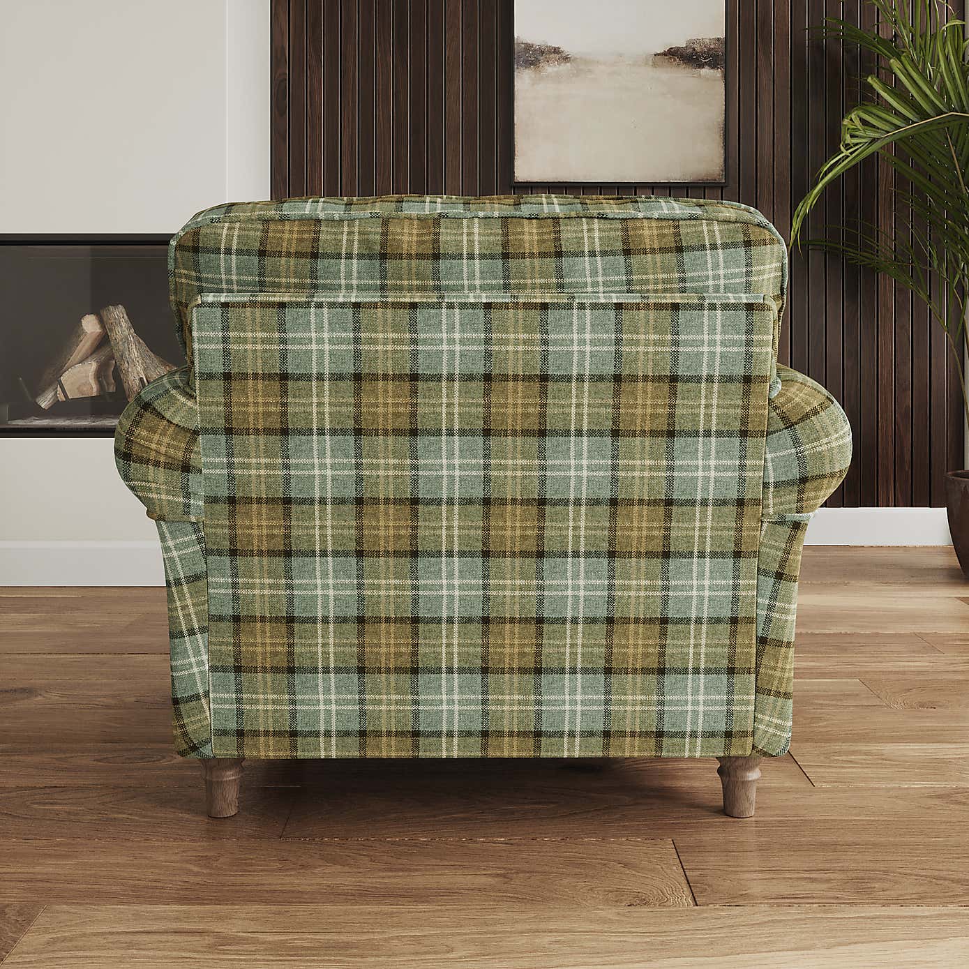 Flori Orkney Armchair, Check Pattern