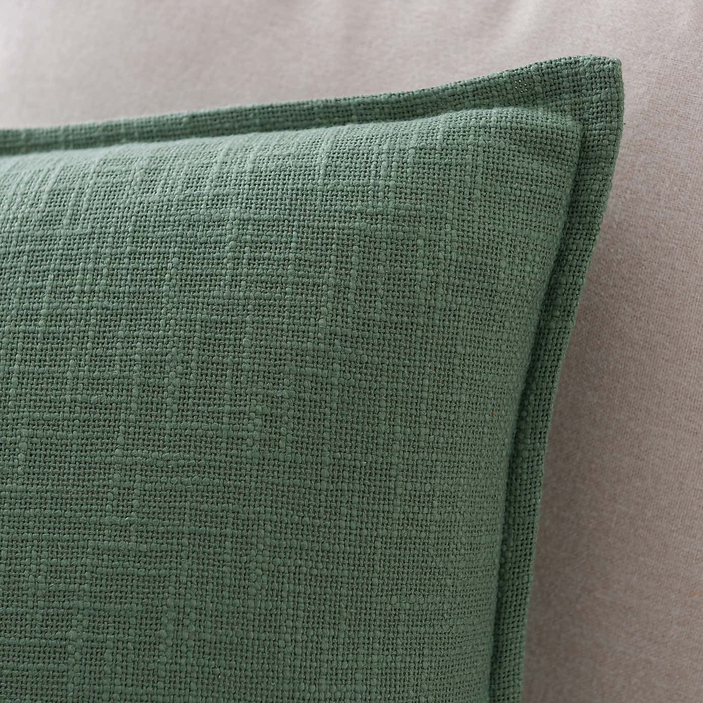 Westcott Cotton Velvet Slub Square Cushion