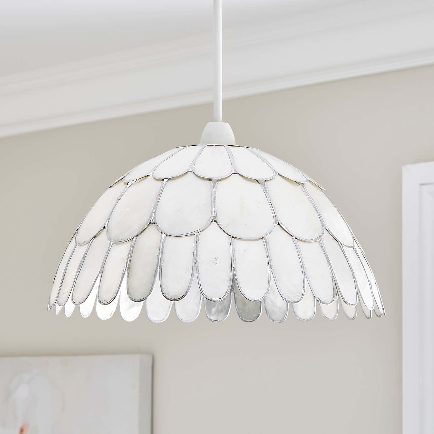 Capiz 3 Tiered Easy Fit Pendant Shade