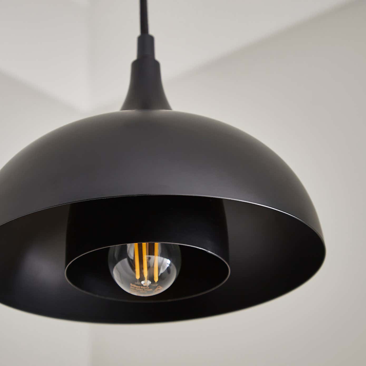 Elements Lennon Industrial 2 Tier Dome Mini Pendant Light