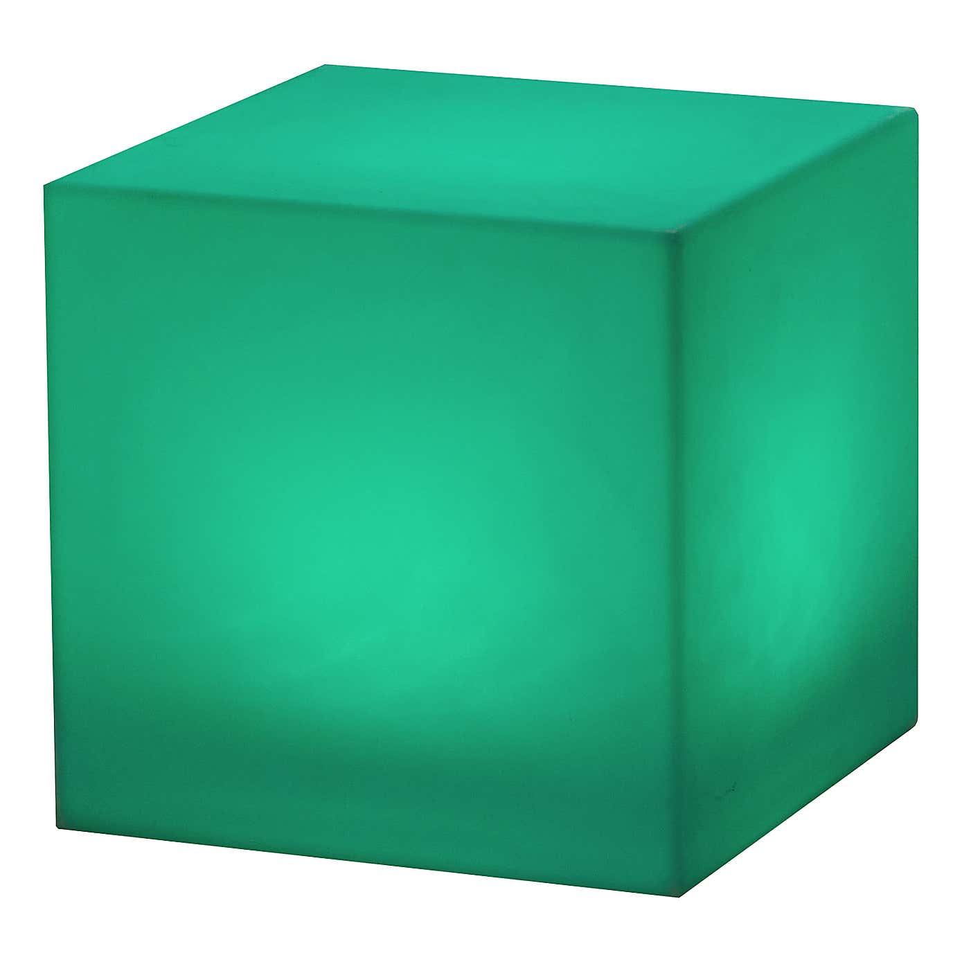 Garden Rechargable LED Outdoor Light Up Cube Lamp with Remote Control