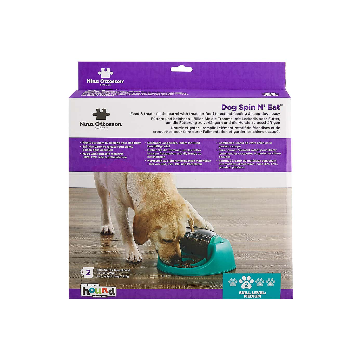 Rosewood Spin n Eat Pet Bowl