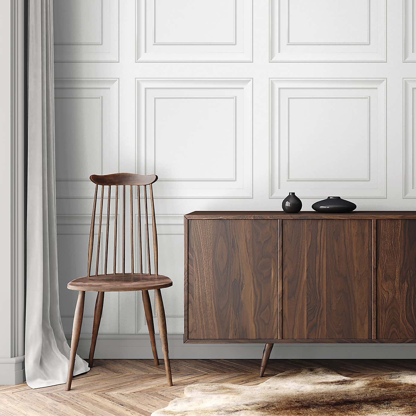 Square Panel Wallpaper