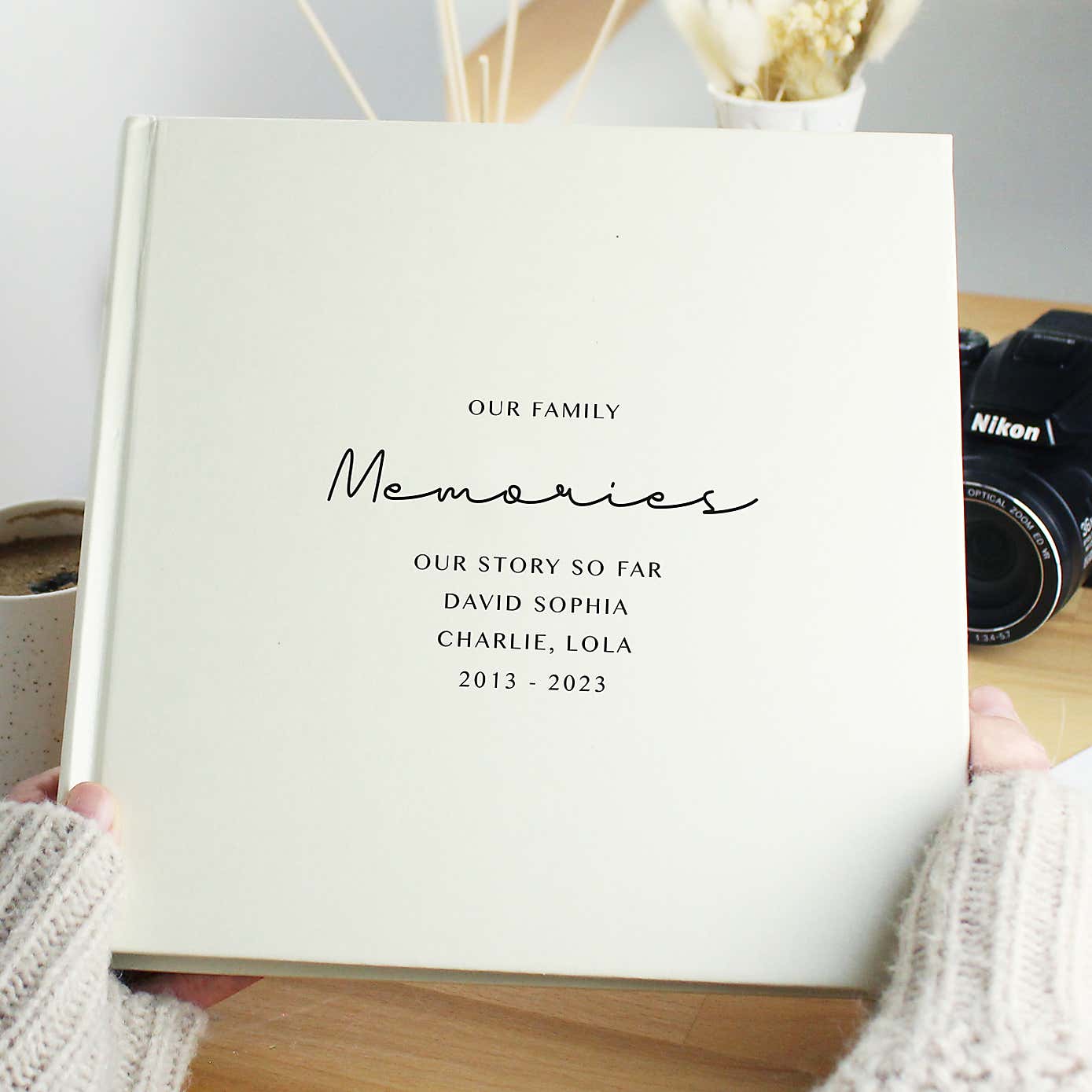 Personalised Message Square Photo Album
