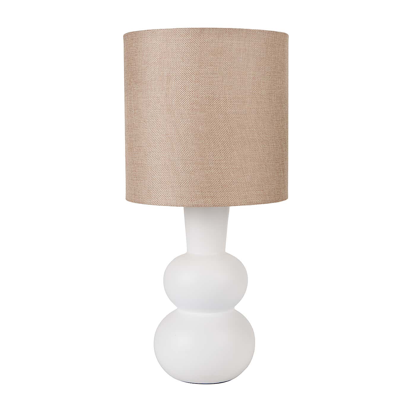 Aaliyah Curved Bottle Ceramic Table Lamp