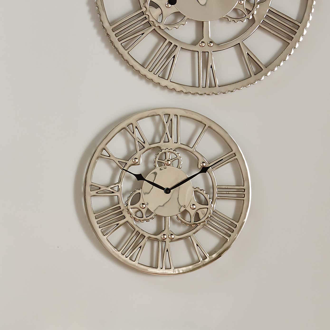 Cog Design Round Wall Clock, 80cm