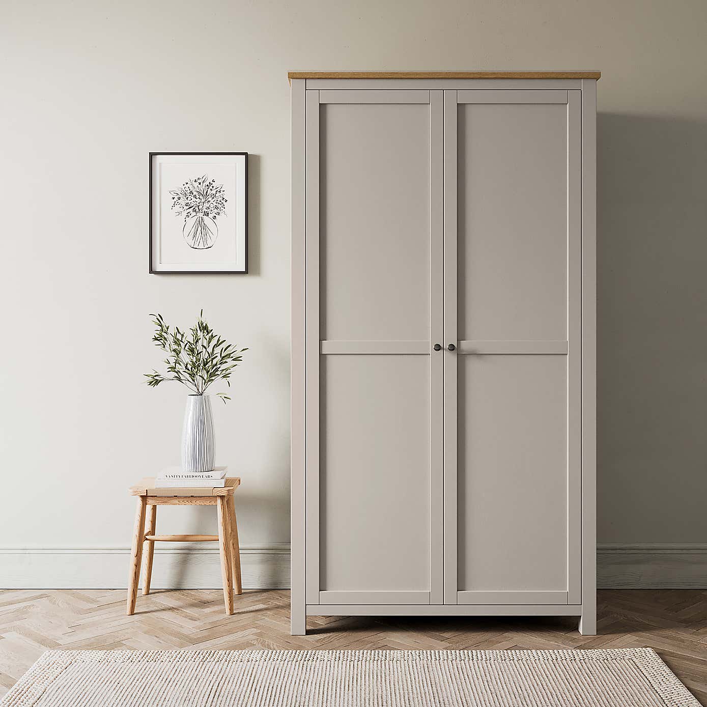 Olney Double Wardrobe