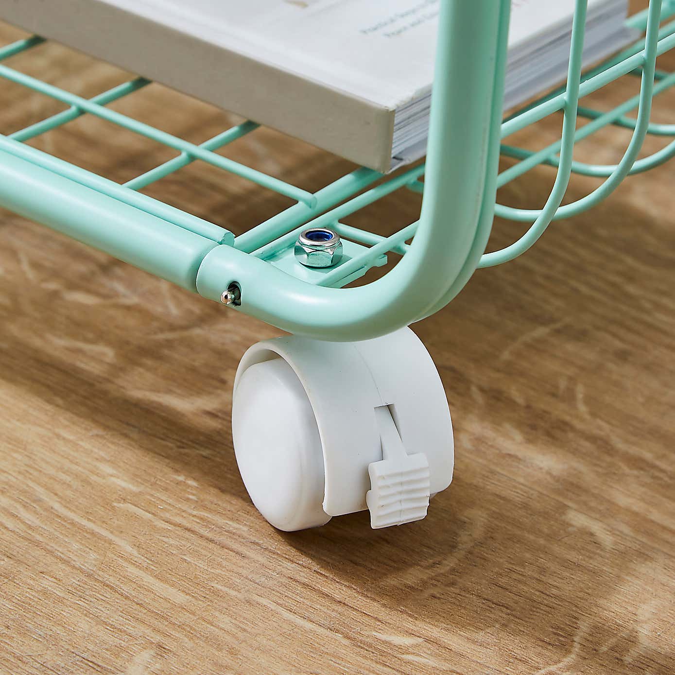 Metal Wire Storage Trolley