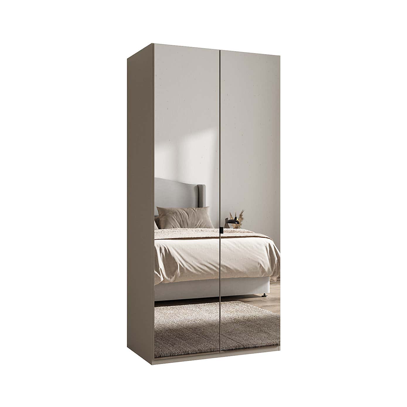 Wiemann Kahla 2 Door Mirrored Wardrobe