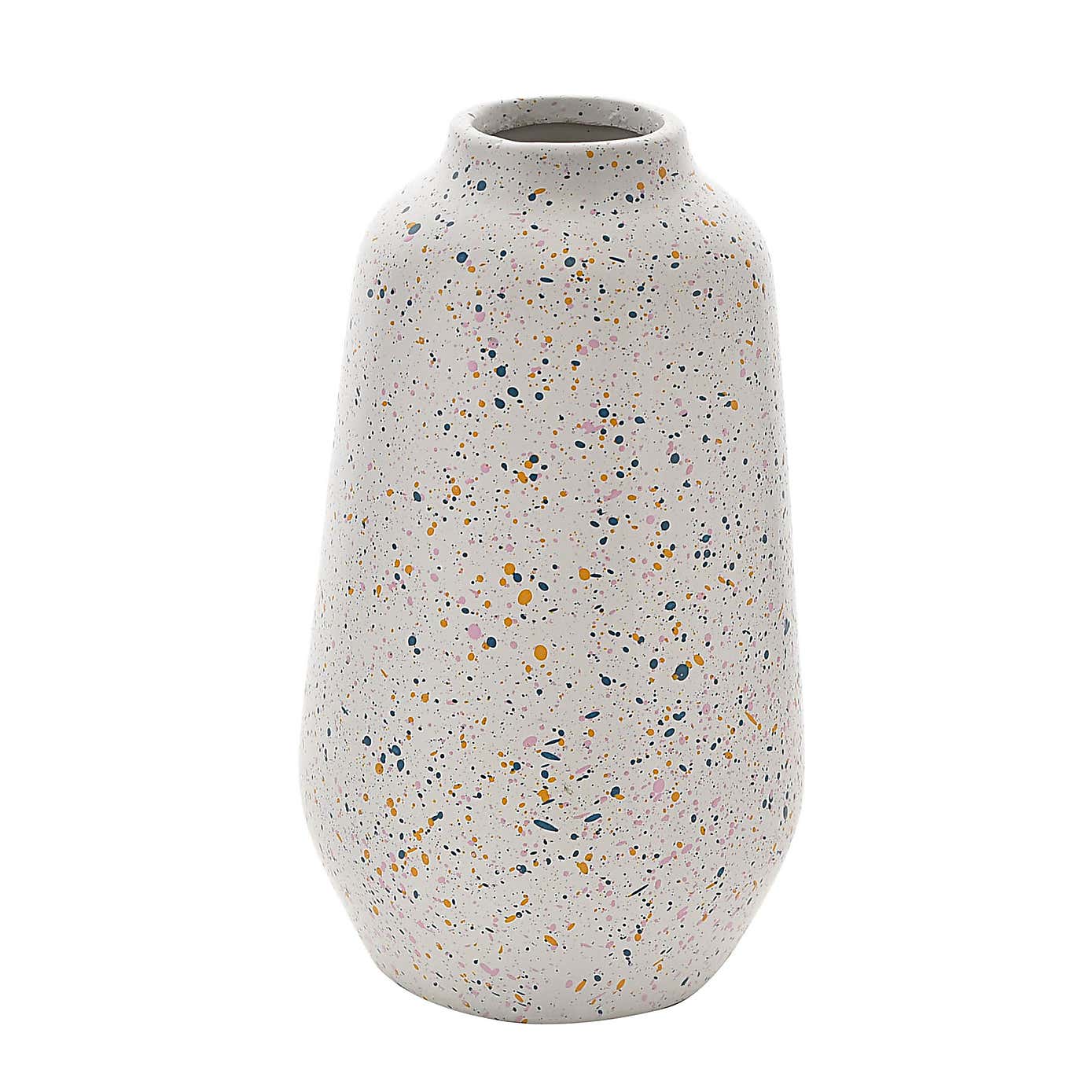 Hestia Splash Patterned Ceramic Vase