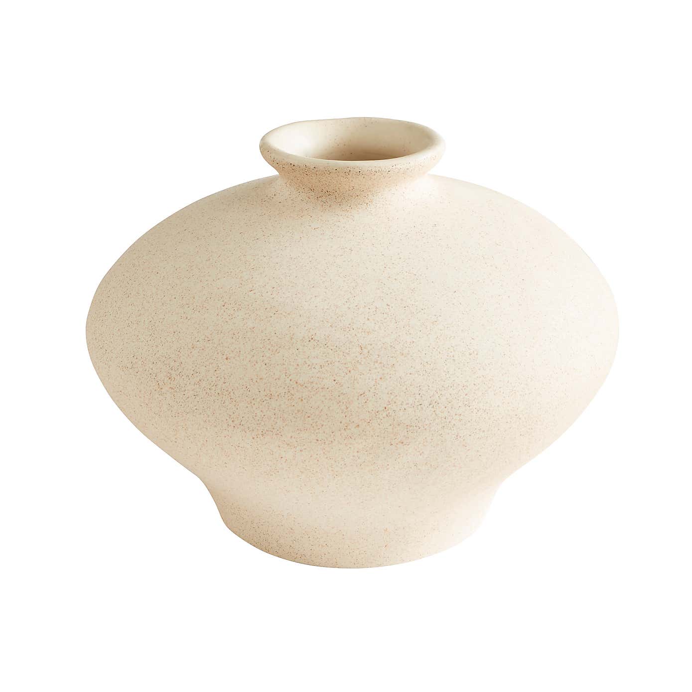 Curved Ceramic Vase
