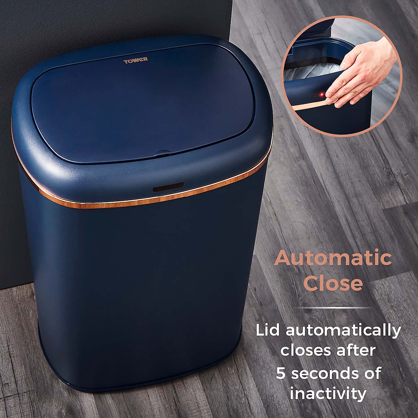 Tower Cavaletto 58L Sensor Bin