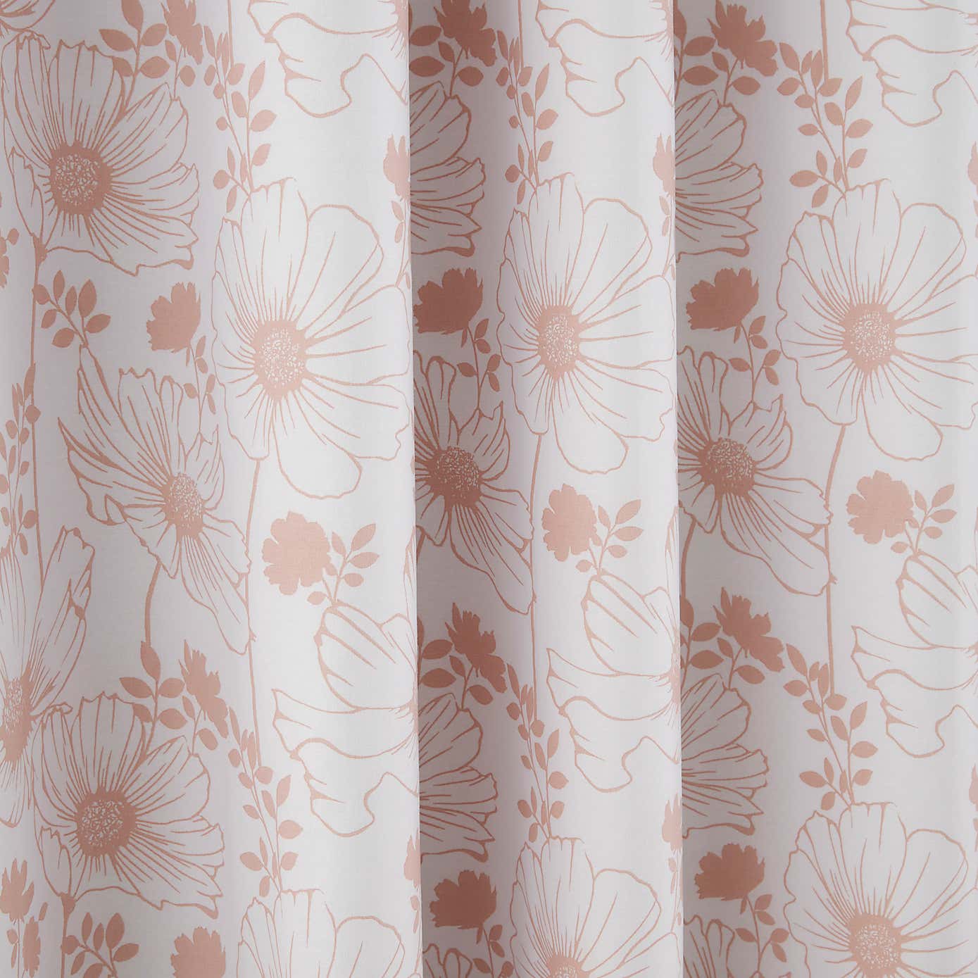 Emma Floral Blackout Eyelet Curtains