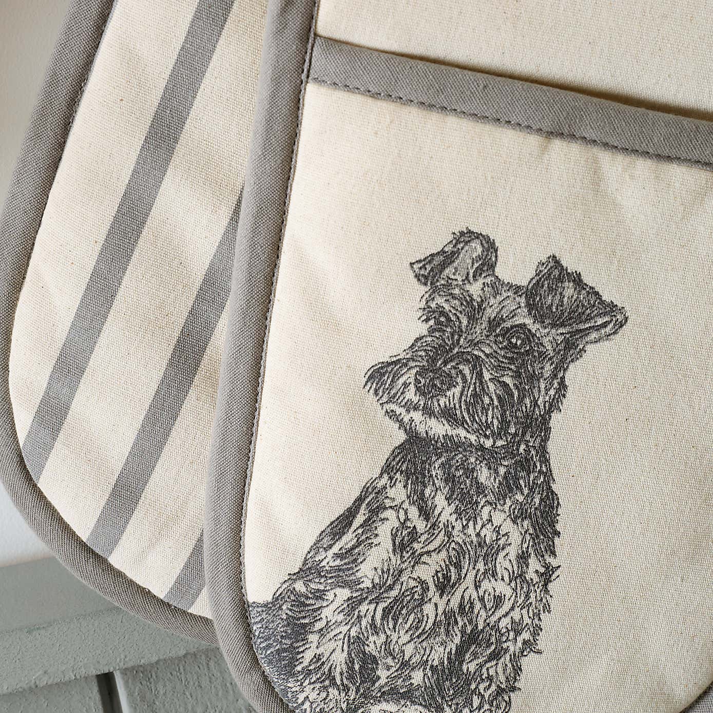 Schnauzer Double Oven Glove