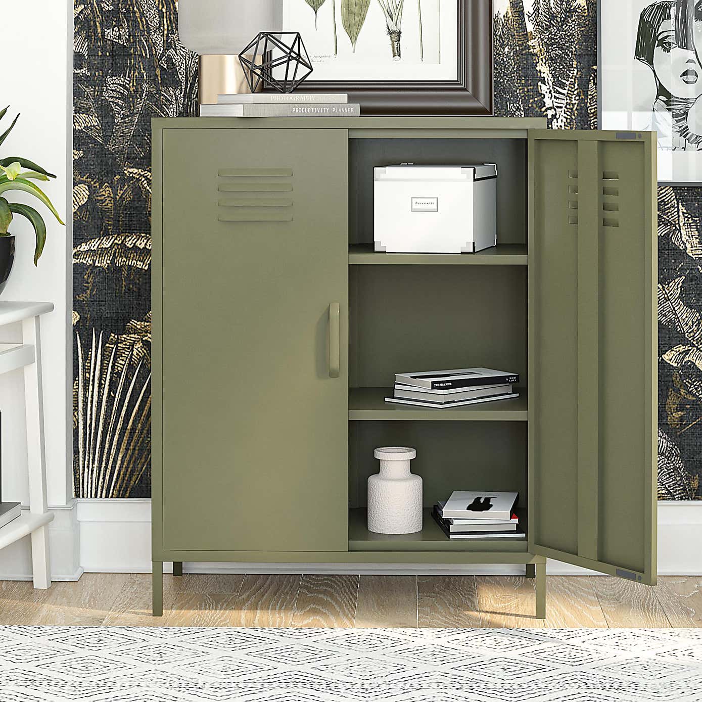 Bradford 2 Door Metal Storage Cabinet