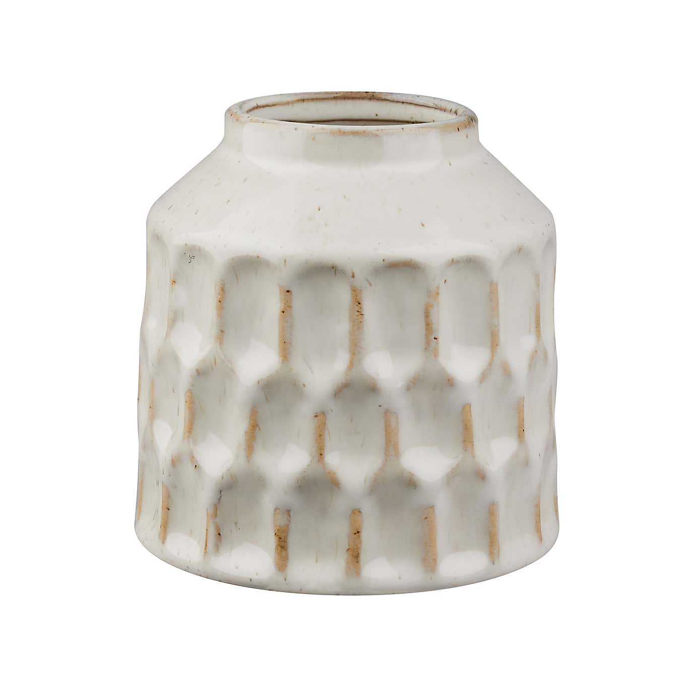 Concave Ceramic Vase