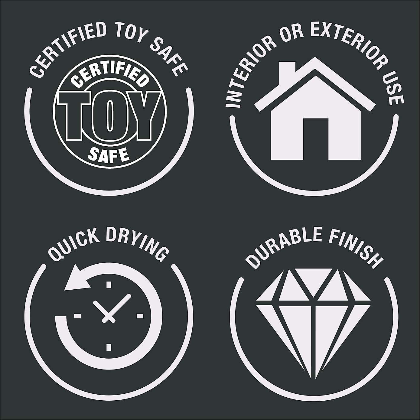 Rust-Oleum Candy Pink Gloss Painter's Touch Toy Safe Paint 250ml