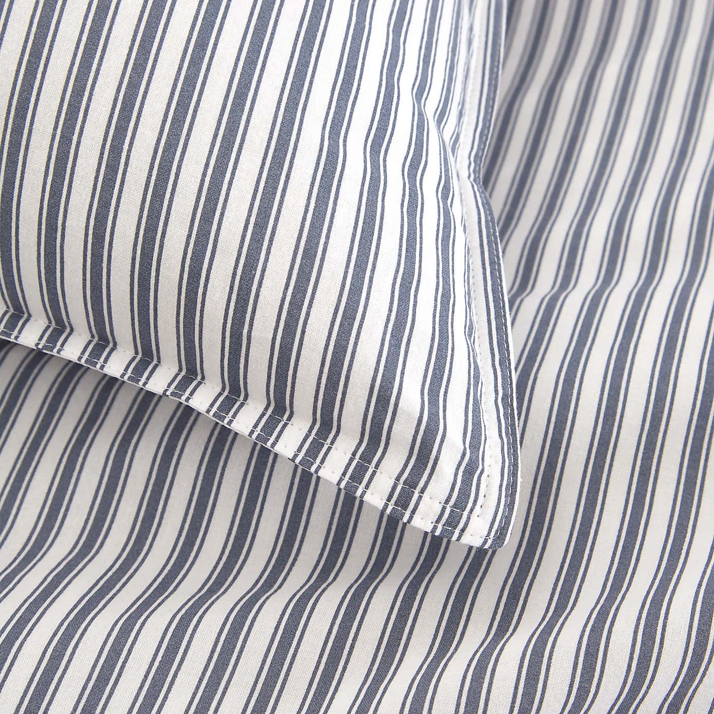 Fairford Ticking Stripe Duvet Cover & Pillowcase Set