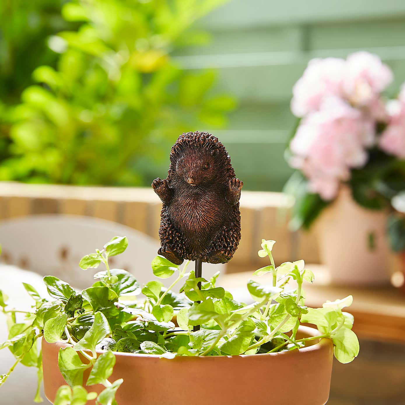 Hedgehog Garden Stake