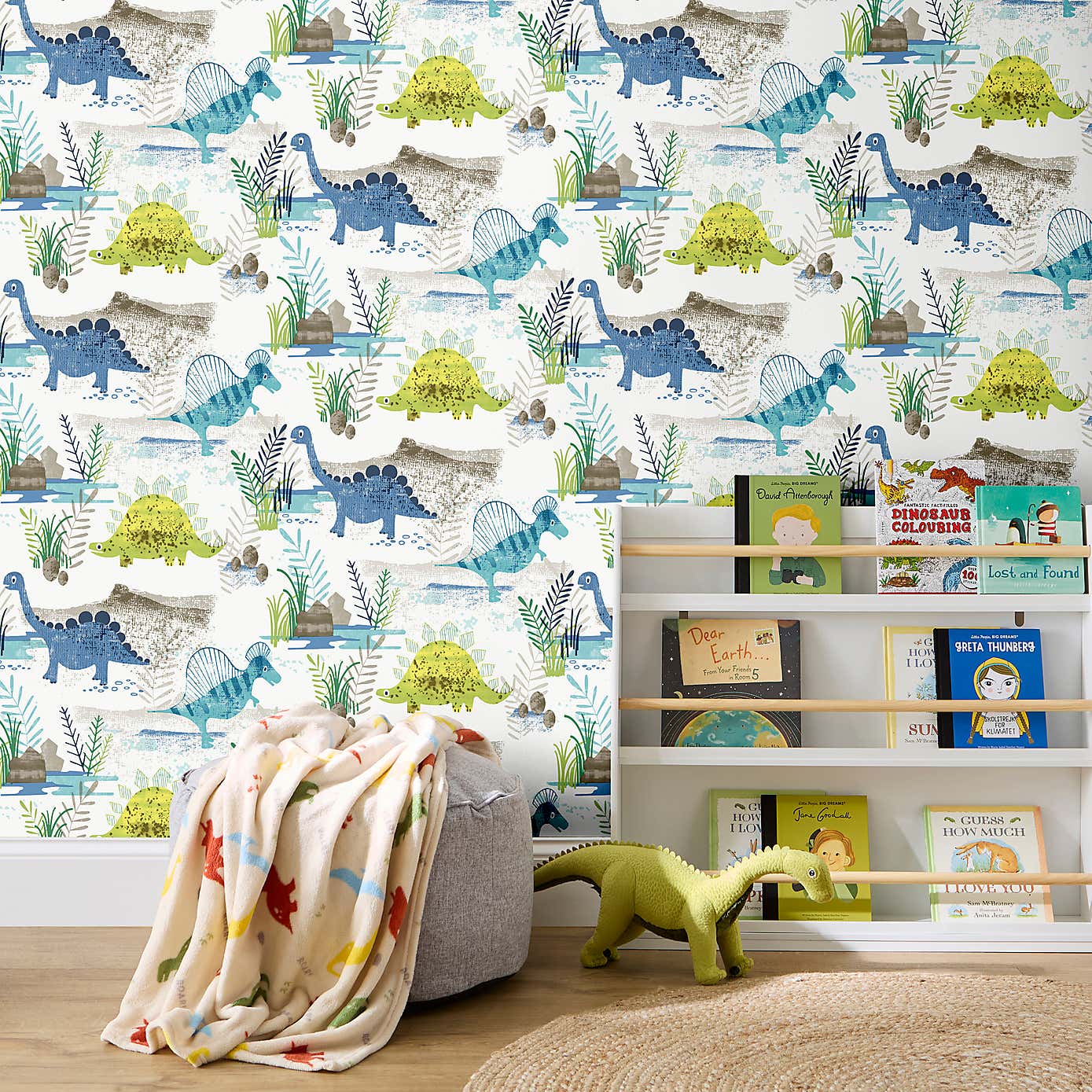 Dino Self Adhesive Wallpaper