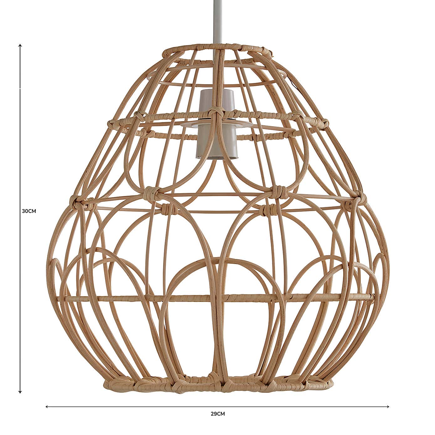 Decorative Cane Easy Fit Pendant Shade