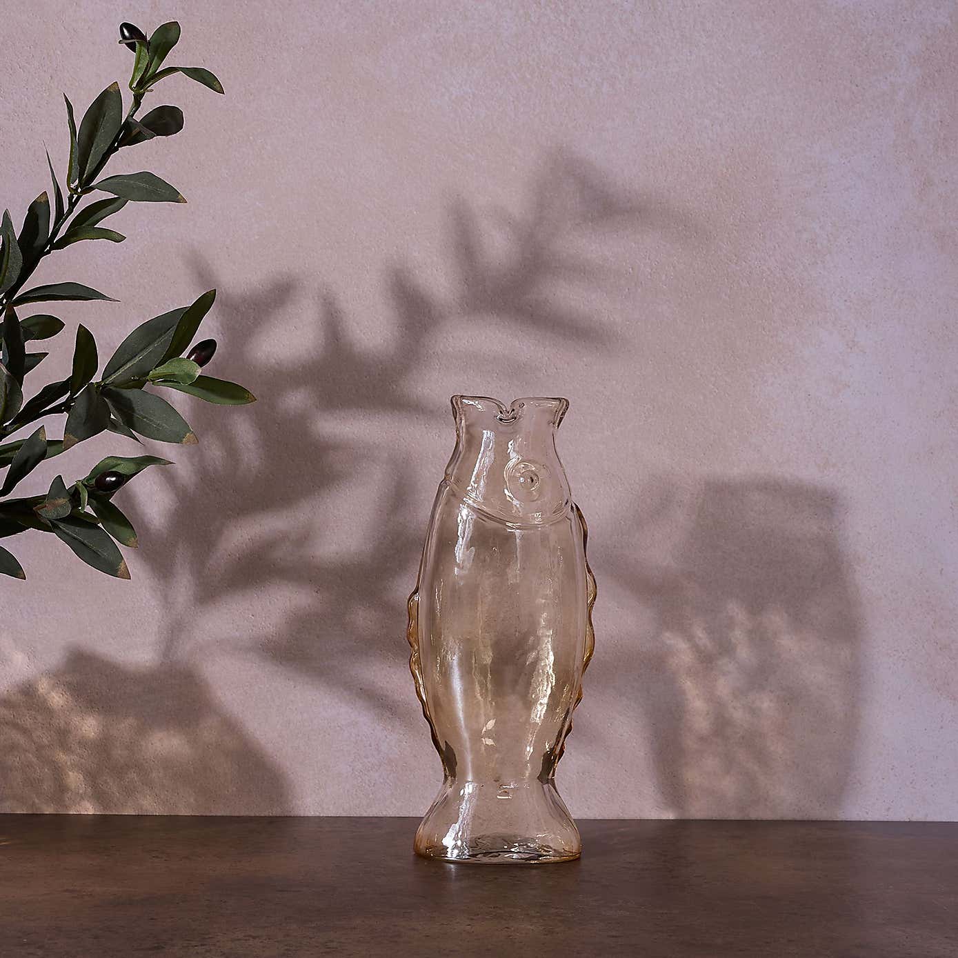 Hestia Fish Glass Vase