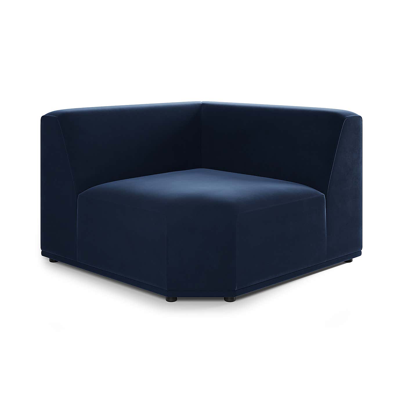 Modular Cruz Velvet Corner Seat