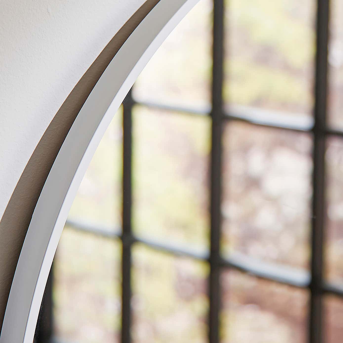 Essentials Arched Overmantel Wall Mirror