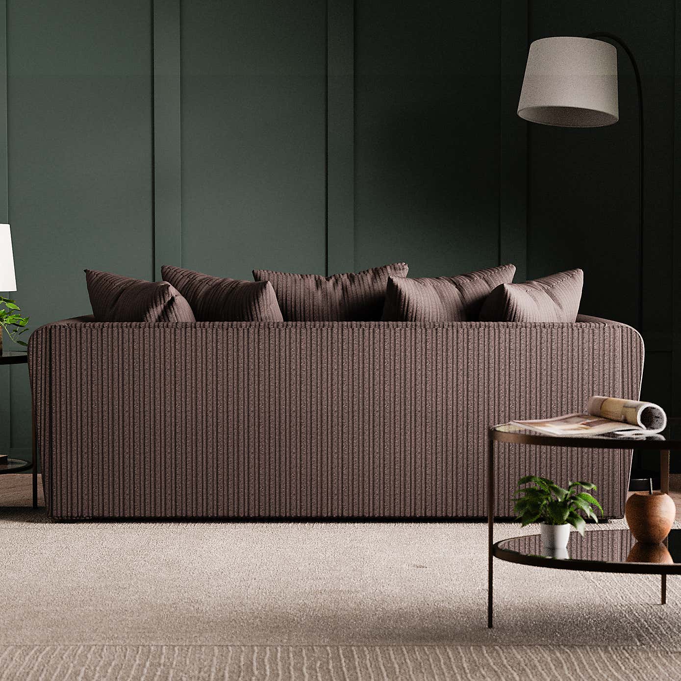 Blake Jumbo Cord 3 Seater Sofa