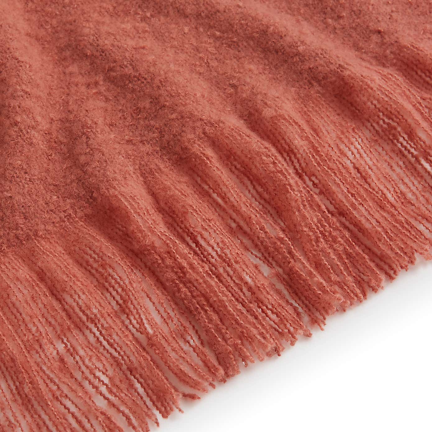 Brushed Boucle Throw