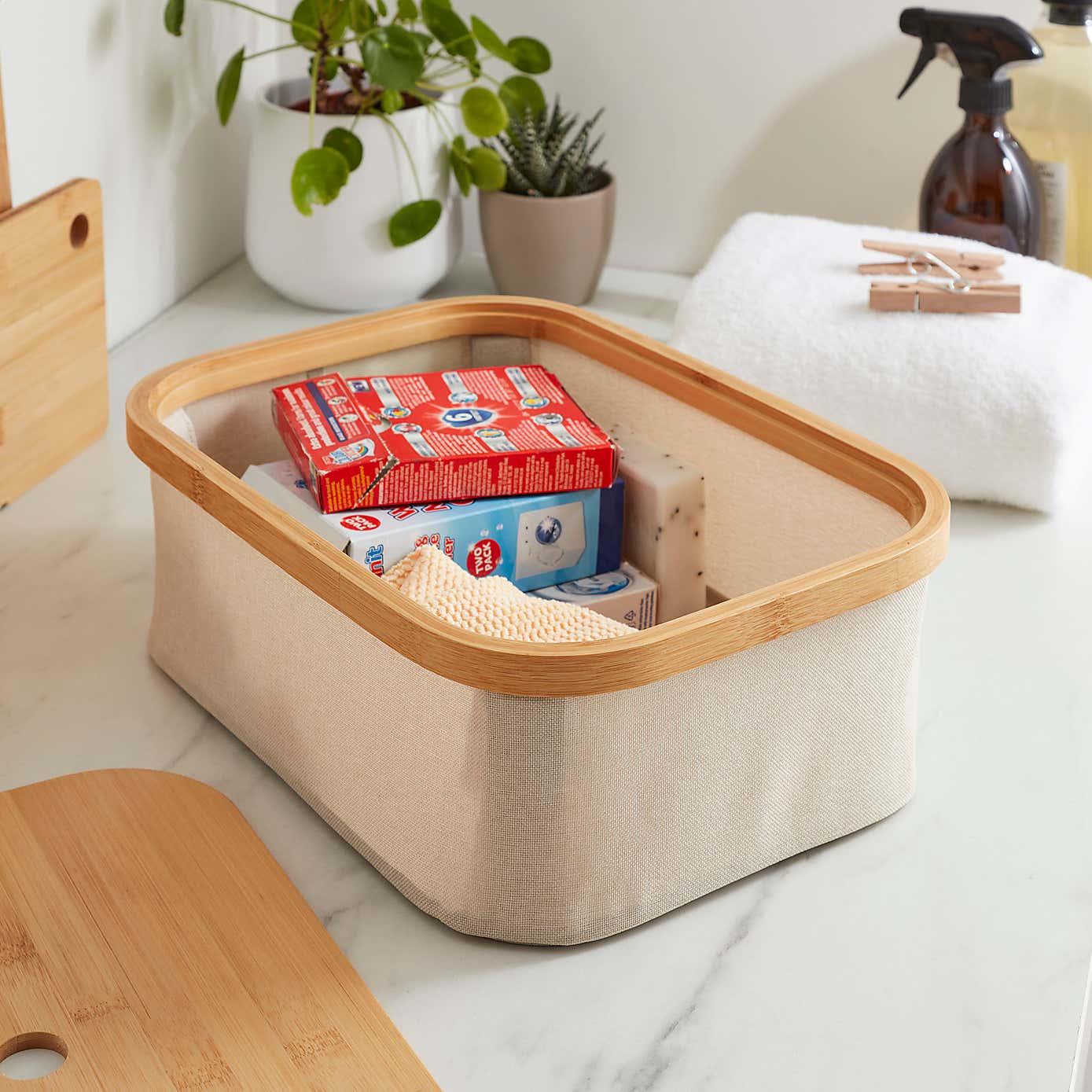 Berkeley Foldable Storage Basket with Lid