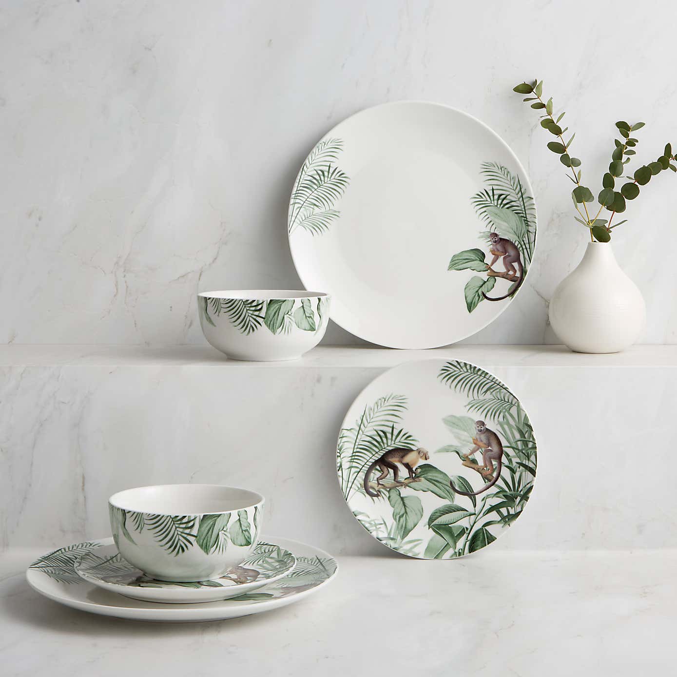Jungle Luxe 12 Piece Dinner Set