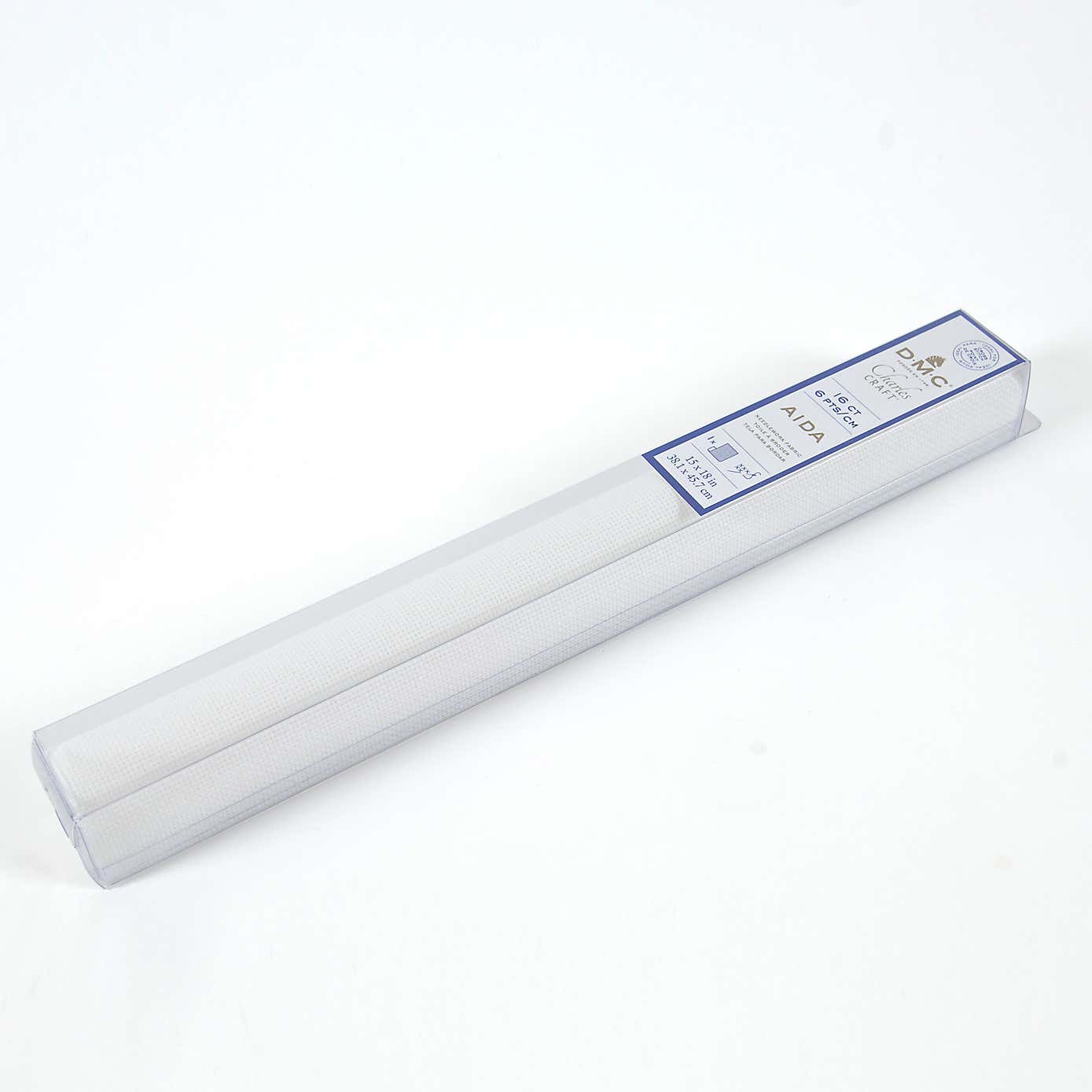 Aida 6pts cm 16 Count 38.1x45.7cm Blanc