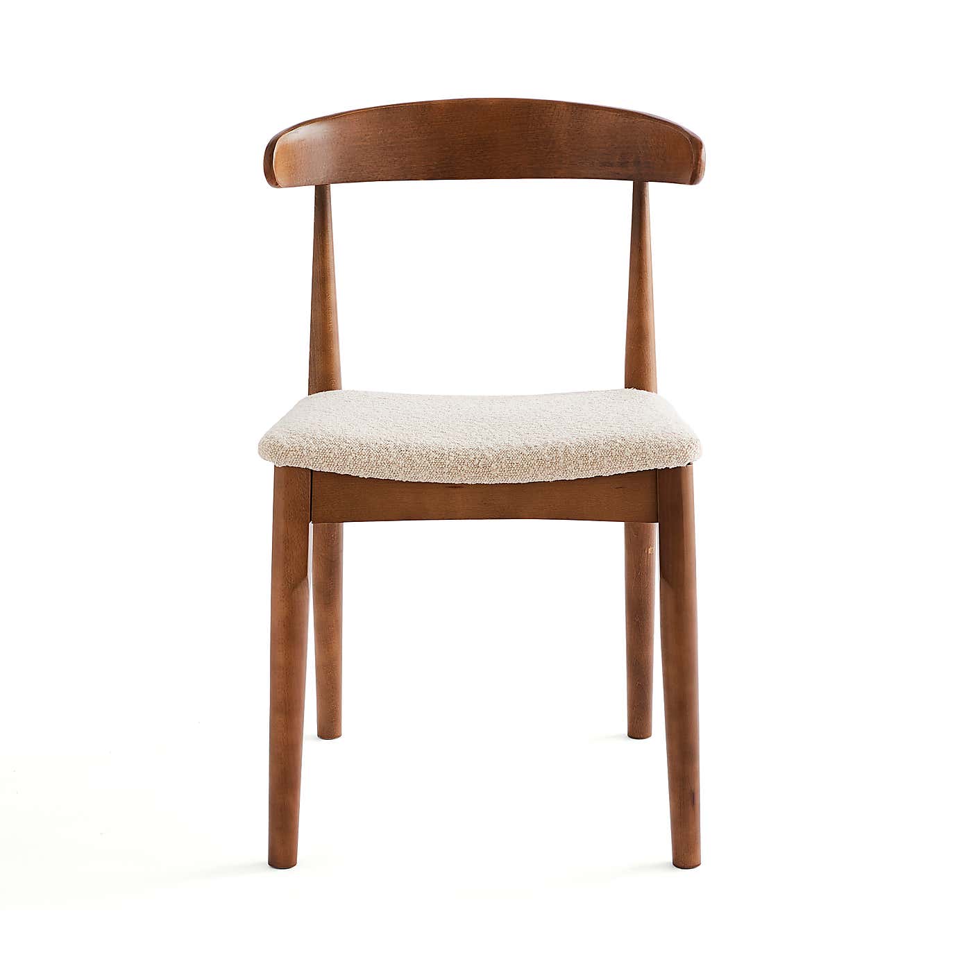 Elements Alva Dining Chair, Warm Sand Boucle