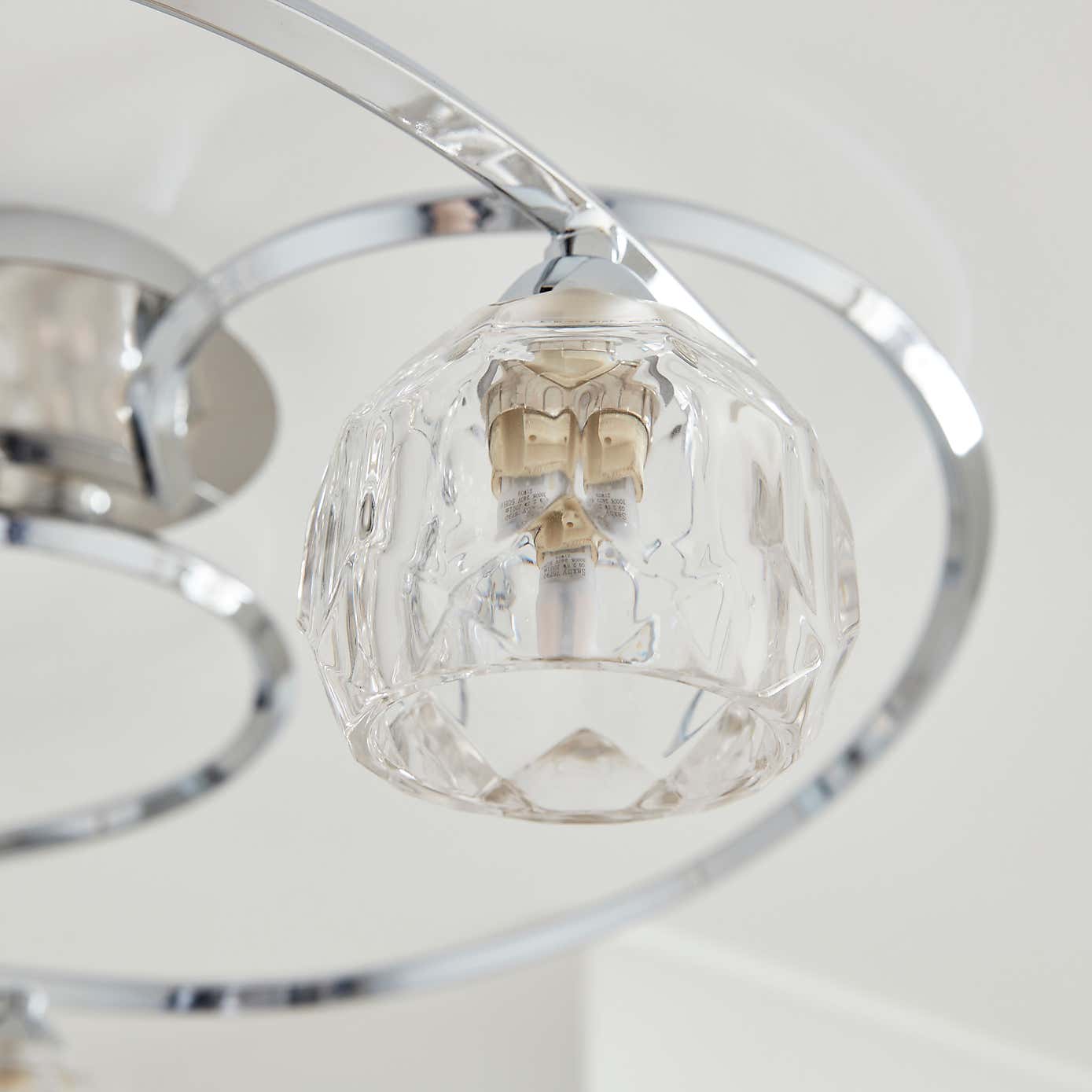 Alena 3 Light Semi Flush Ceiling Light