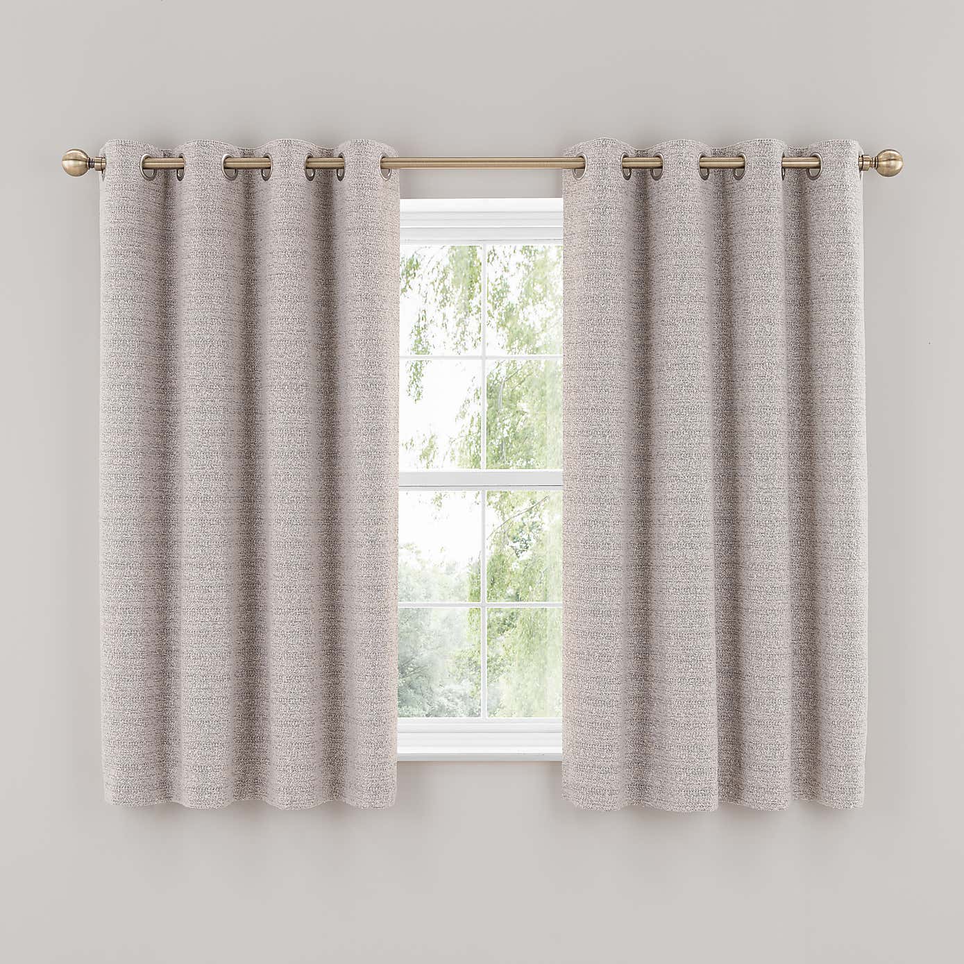 Churchgate Woodhouse Boucle Eyelet Curtains