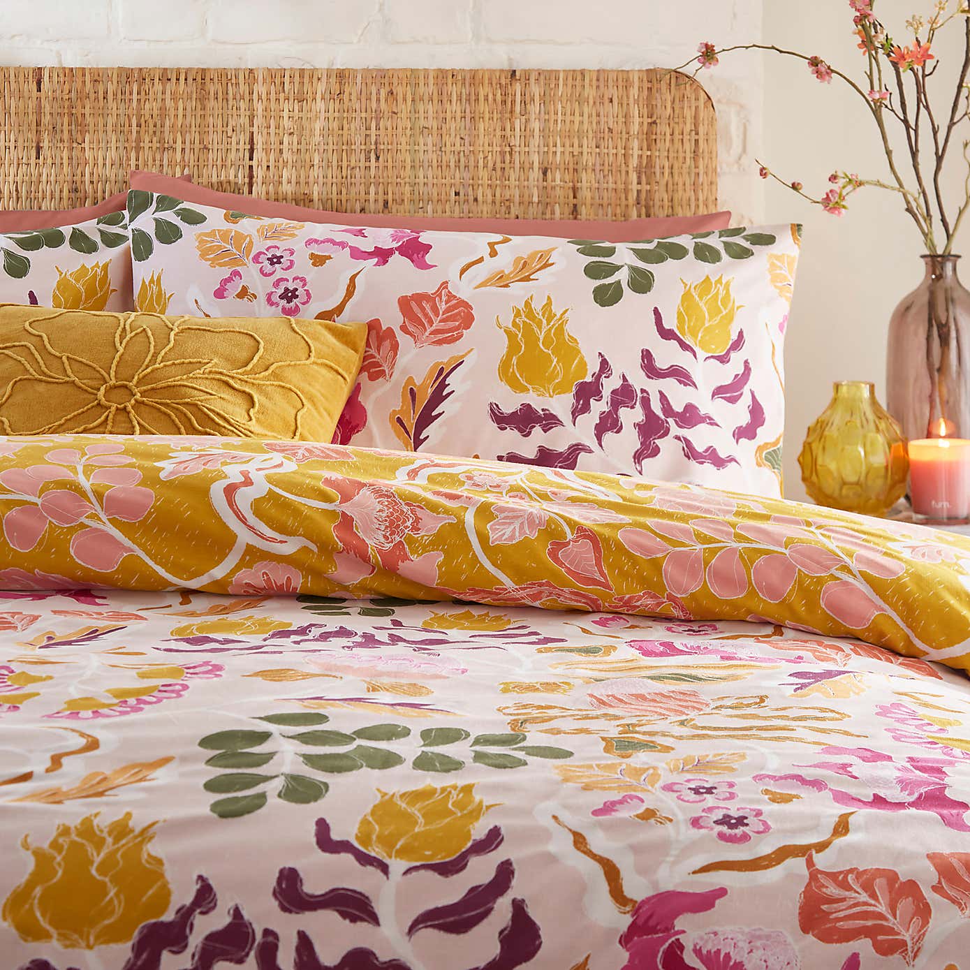furn. Protea Duvet Cover & Pillowcase Set