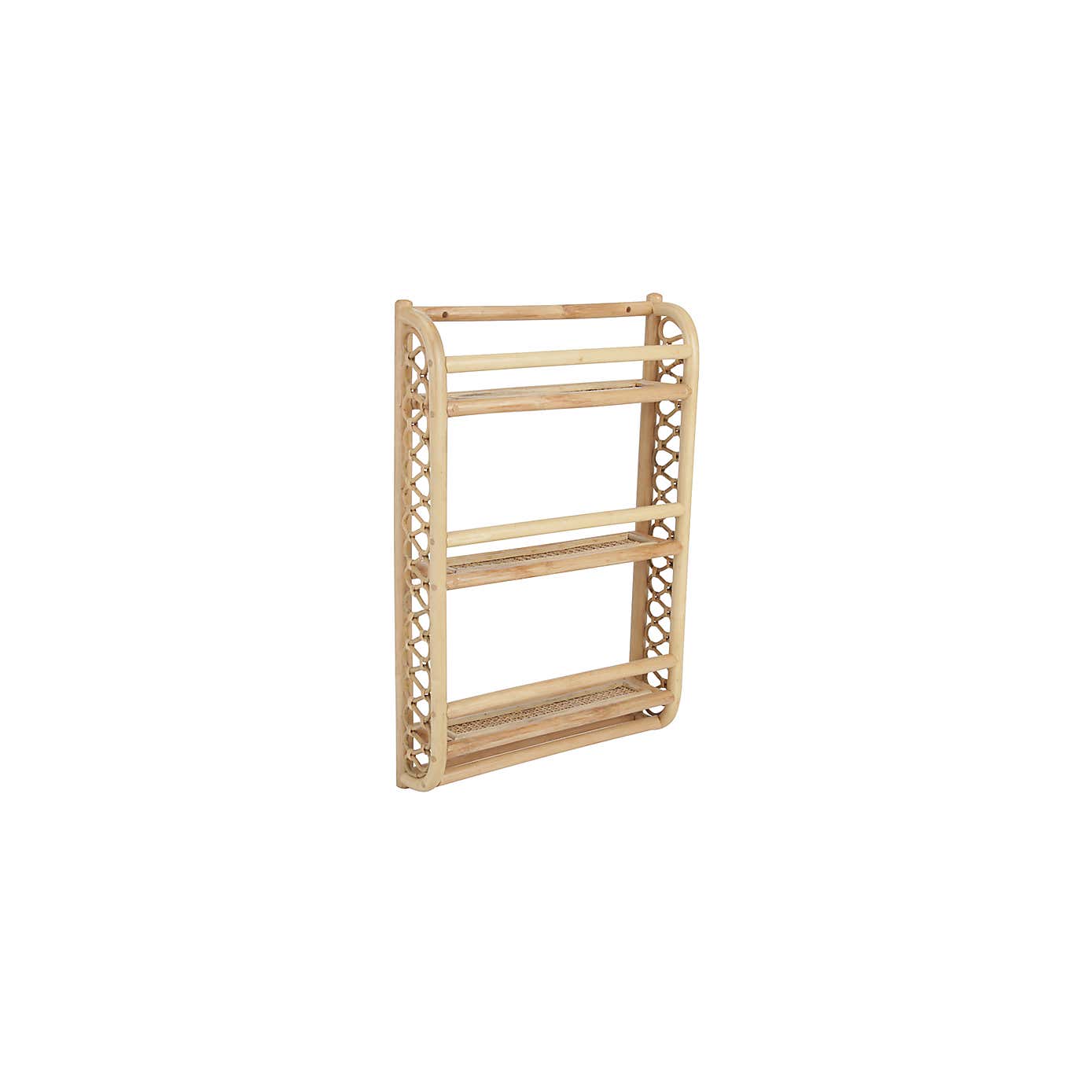 CuddleCo Aria Wave Rattan Bookshelf