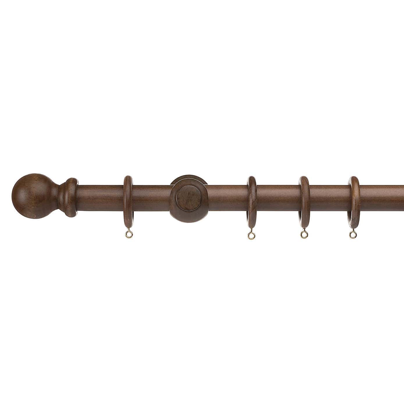 Universal 35mm Wooden Curtain Pole
