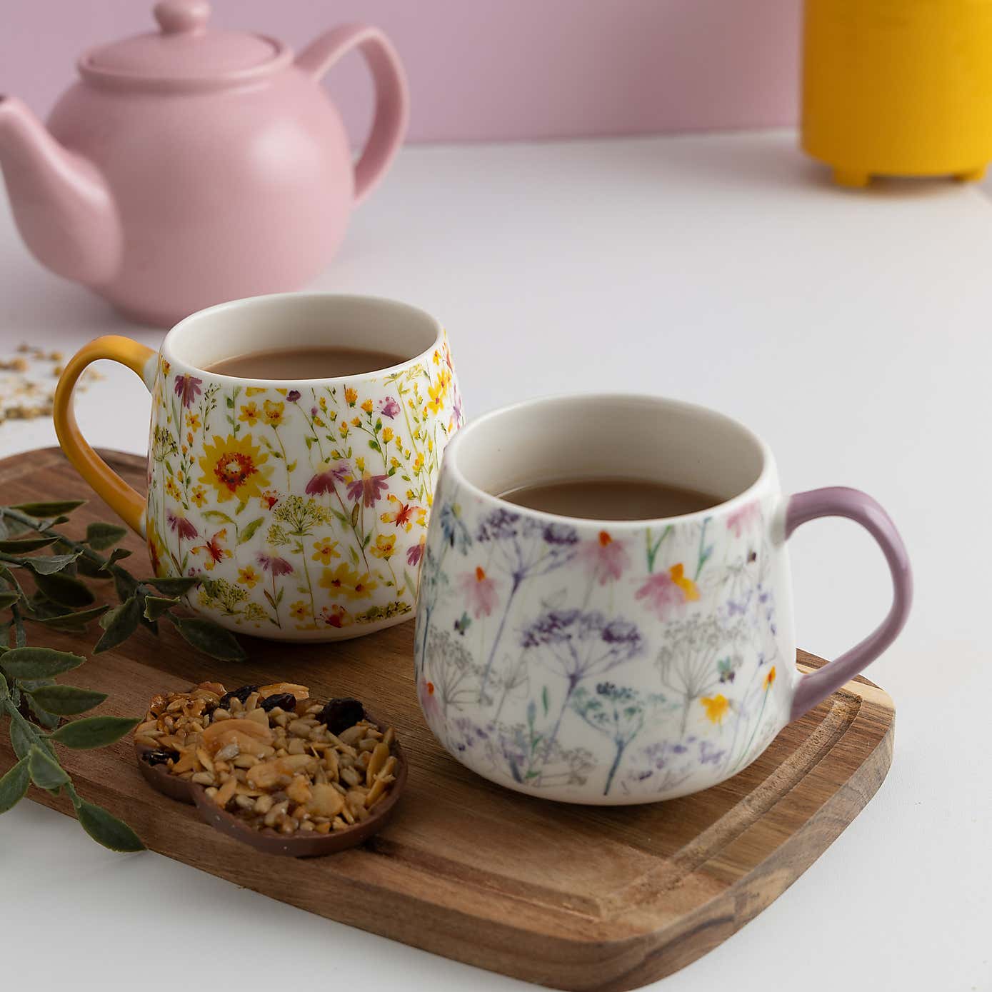 Price & Kensington Set of 2 Sunflowers Mugs