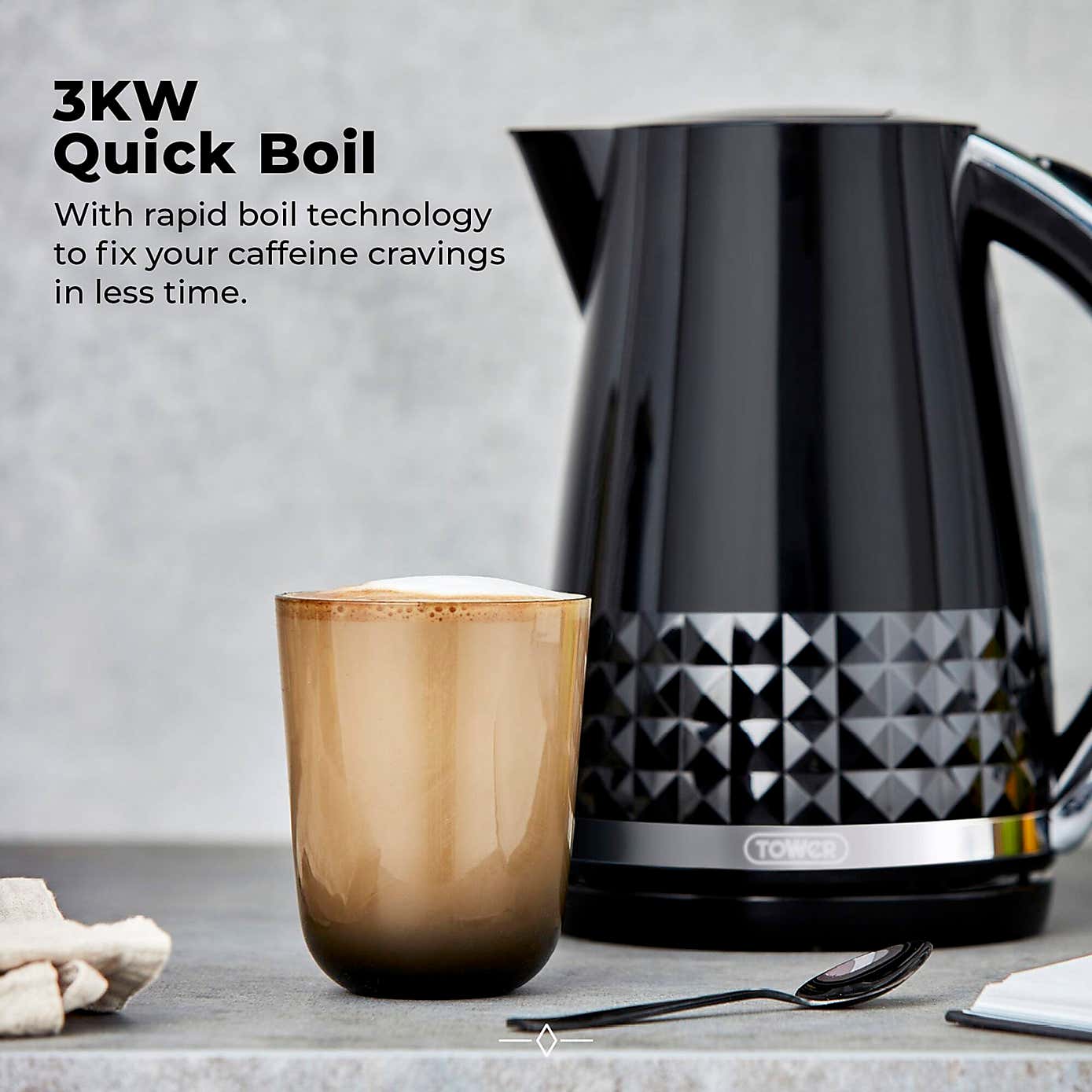 TOWER Solitaire 1.5L Kettle