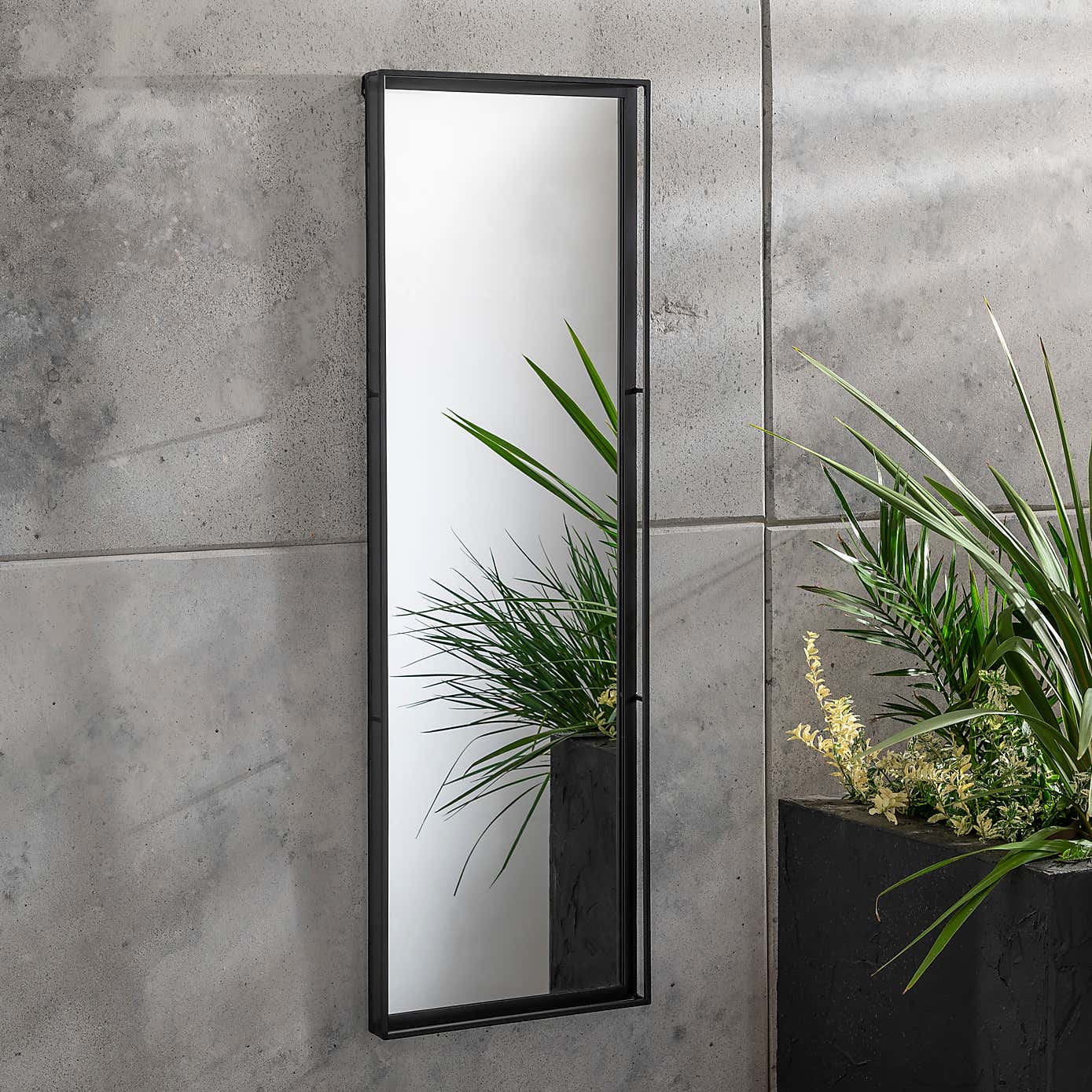 London Rectangle Indoor Outdoor Full Length Wall Mirror