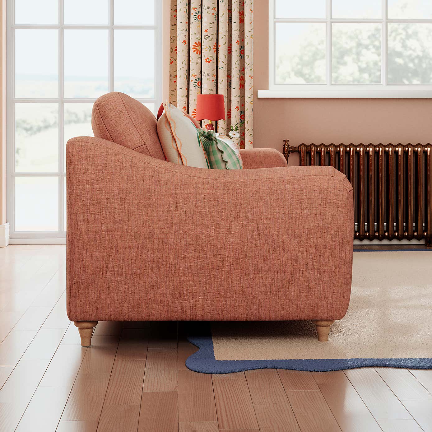 Slub Faux Linen Fabric Sample