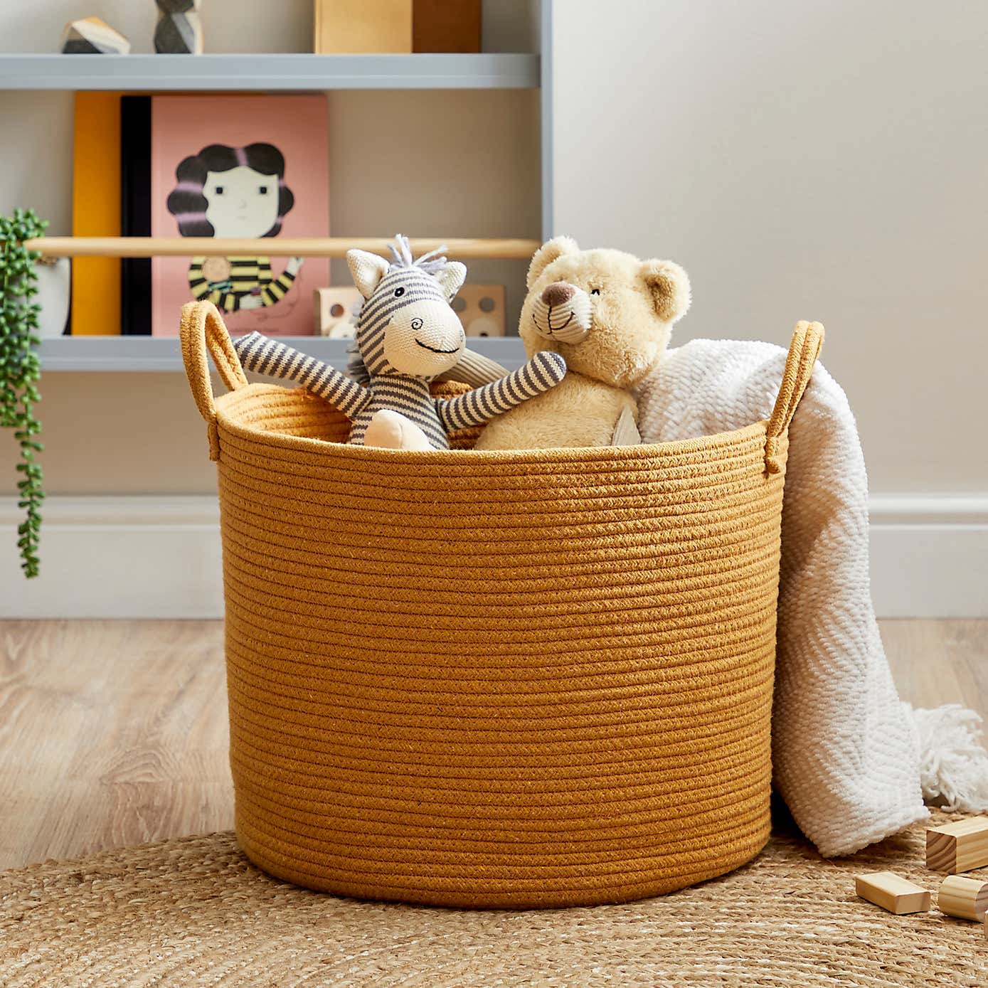 Large Cotton Rope Basket